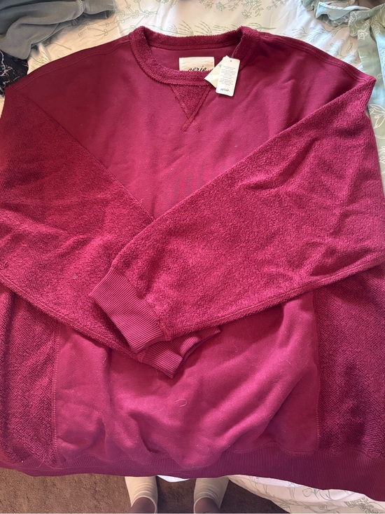 aerie Sweaters - aerie Women's Crewneck Sweatshirt in Deep Berry